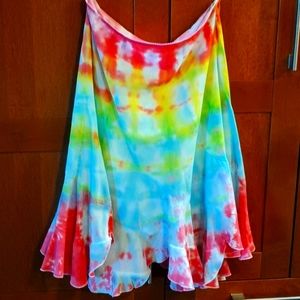 Tie dye one of a kind skirt